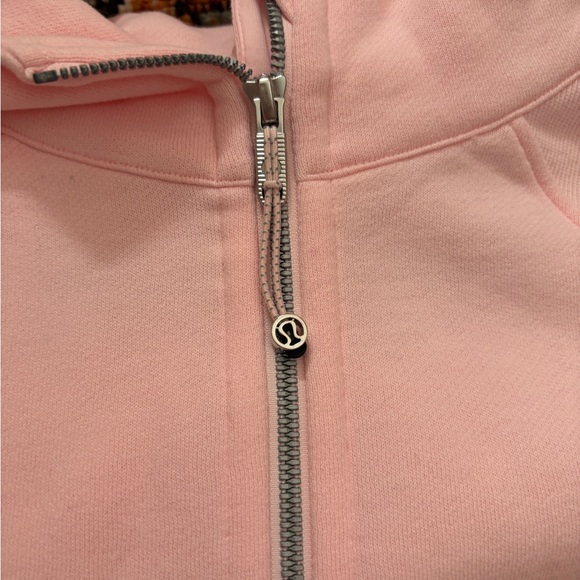 LuLulemon Scuba Pink Half-Zip Hoodie - Picture 2 of 3